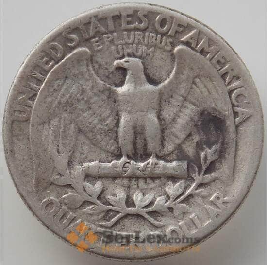США 25 центов квотер 1949 KM164 VF арт. 12279
