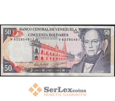 Венесуэла банкнота 50 боливар 1998 Р65 AU арт. 48256