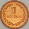 Сальвадор 1 сентаво 1968 КМ135.1 UNC (J05.19) арт. 18205
