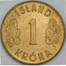 Исландия 1 крона 1975 КМ12a UNC арт. 15854