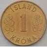 Исландия 1 крона 1975 КМ12a UNC (J05.19) арт. 15854