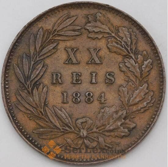 Португалия 20 рейс 1884 КМ527 XF арт. 28888