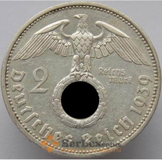 Германия 2 марки 1939 A КМ487 XF арт. 8910
