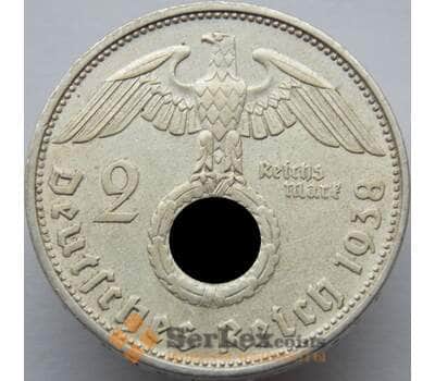 Монета Германия 2 марки 1938 D КМ487 XF арт. 8921