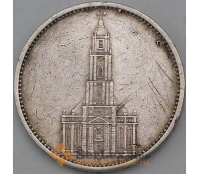 Монета Германия 5 марок (рейхсмарок) 1934 E КМ83 VF Серебро  арт. 28892