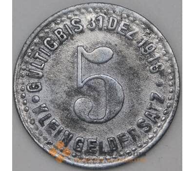 Германия Нотгельд 5 пфеннигов 1918 Меттманн арт. 23241