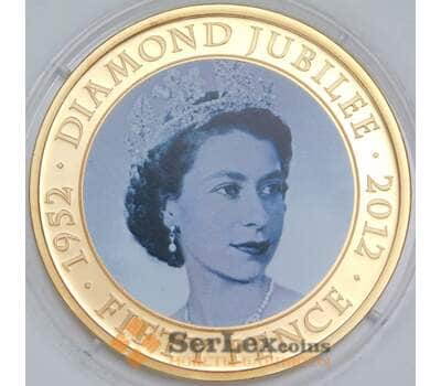 Джерси 50 пенсов 2011 UC216 Proof 60 лет коронации  арт. 56798