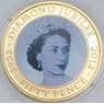 Джерси 50 пенсов 2011 UC216 Proof 60 лет коронации  арт. 56798