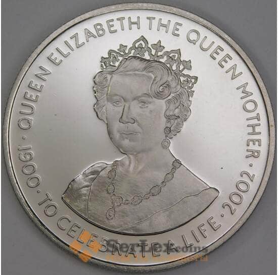 Замбия 1000 квача 2002 КМ171 BU Королева Мать арт. 55107 Замбия 1000 квача 2002 КМ171 BU Королева Мать арт. 55107