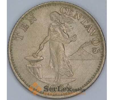 Филиппины 10 сентаво 1964 КМ188 UNC  арт. 57439
