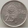 Испания 25 песет 1980 КМ818 UNC Футбол ESPAÑA '82 арт. 13089