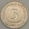 Германия 5 марок 1982 G КМ140.1 VF арт. 21222