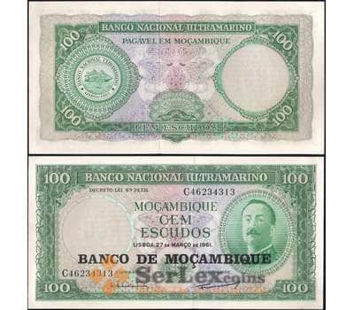 Банкнота Мозамбик 100 эскудо 1961 (1976) Р117 UNC арт. 8014