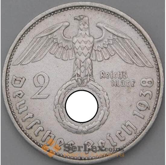 Германия 2 марки 1938 А КМ93 XF арт. 22210