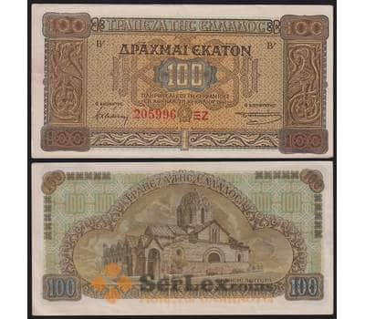 Банкнота Греция 100 драхм 1941 Р116 AU арт. 31419