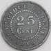 Бельгия монета 25 сантимов 1916 КМ82 VF арт. 46676
