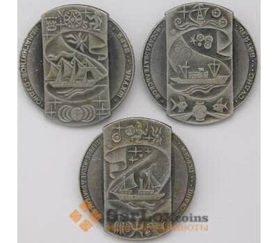 Набор значков 3 шт. Серия Научные корабли арт. 37521