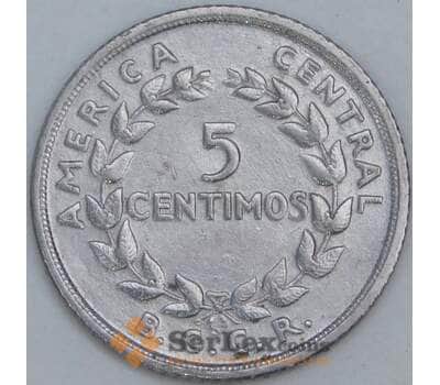 Коста-Рика 5 сентимо 1953 КМ184.1а XF арт. 57211