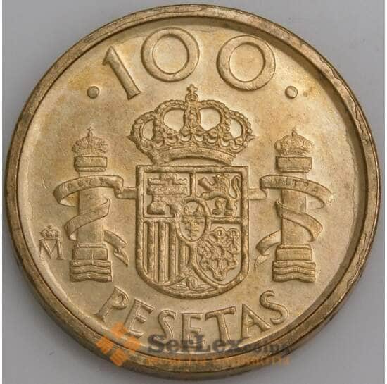 Испания монета 100 песет 1992 КМ908 UNC арт. 47571