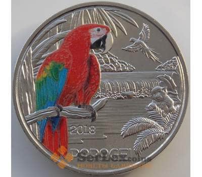 Монета Австрия 3 евро 2018 Попугай BUNC серия Животные арт. 11317