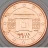 Мальта 1 цент 2013 BU из набора арт. 28795