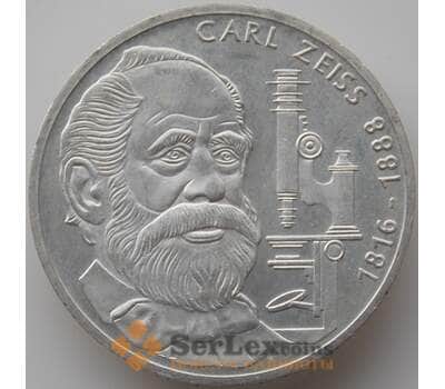Монета Германия 10 марок 1988 F КМ169 Proof Карл Цейс арт. 11652