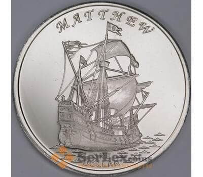 Гилберта острова (Кирибати) 1 доллар 2015 Корабль Matthew Мэтью арт. 54986