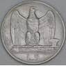 Италия 5 лир 1927 КМ67.1 VF  арт. 53759