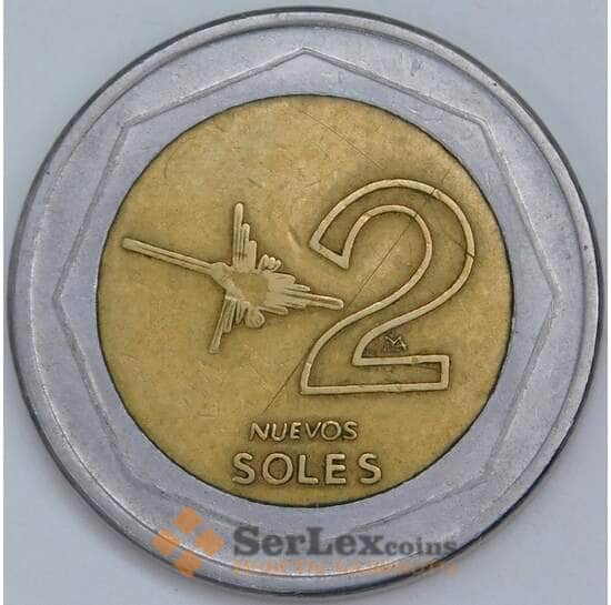 Перу 2 новых соля 2005 КМ313 VF арт. 57681 Перу 2 новых соля 2005 КМ313 VF арт. 57681