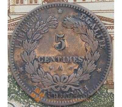 Монета Франция 5 сантимов 1871 А КМ821 VF арт. 38910