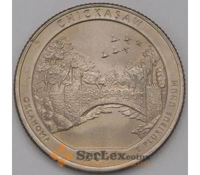 Монета США 25 центов 2011 D aUNC 10 парк Чикасо арт. 38175