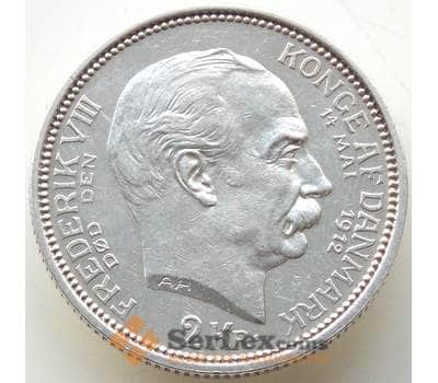 Монета Дания 2 кроны 1912 КМ811 XF Вступление на престол Кристиан X арт. 12992