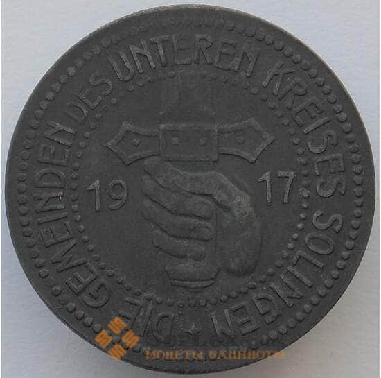 Германия Нотгельд 50 пфеннигов 1917 SOLINGEN Золинген (J05.19) арт. 15976