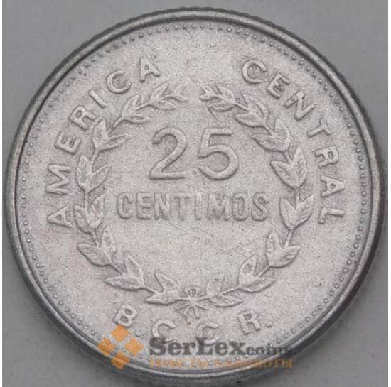 Коста-Рика 25 сентимо 1989 КМ188.3 арт. 26961