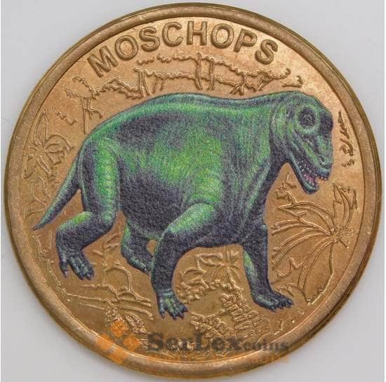 Иль-де-Пен (Новая Каледония) 10 франков 2024 Мосхопс Динозавр арт. 47310