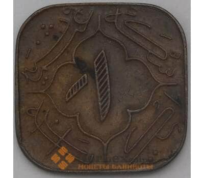 Монета Хайдарабад Индия 1 анна 1943 Y59 AU арт. 25051