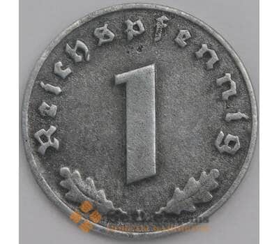 Германия монета 1 пфенниг 1943 D КМ97 VF арт. 43436