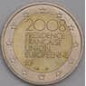 Франция монета 2 евро 2008 КМ1459 aUNC Председательство в ЕС арт. 42258