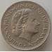 Монета Нидерланды 1 гульден 1968 КМ184а VF Королева Юлиана арт. 14434