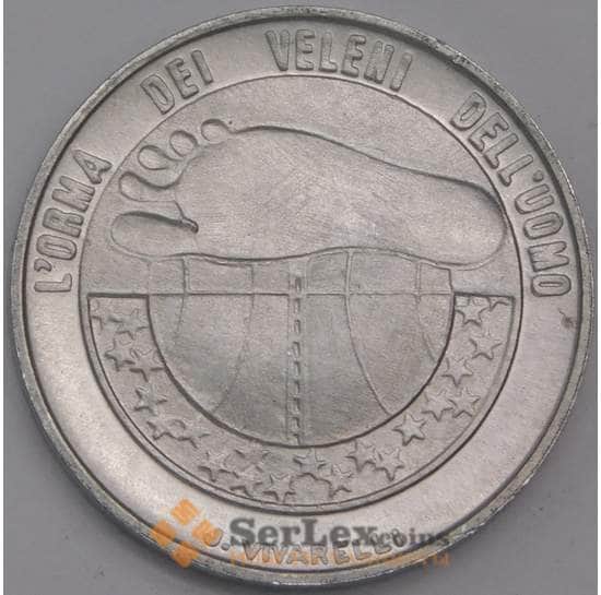 Сан-Марино монета 10 лир 1977 КМ66 UNC Экология арт. 41524