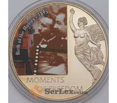 Монета Либерия 10 долларов 2006 BU Рождение кинематографа 1895 арт. 31448
