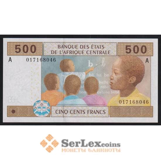 Габон 500 франков 2002 Р406Аа UNC арт. 52331
