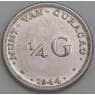 Кюрасао 1/4 гульдена 1944 КМ44 VF арт. 8314