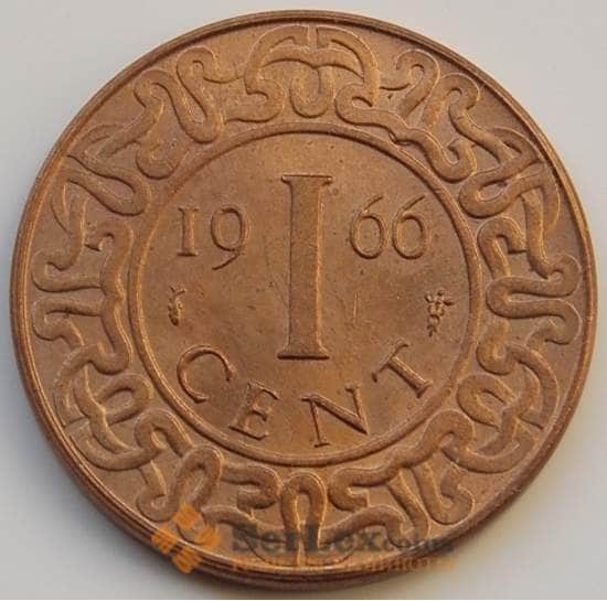Суринам 1 цент 1962-1972 КМ11 aUNC арт. 8306