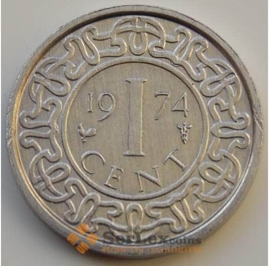 Суринам 1 цент 1974-1986 КМ11а aUNC арт. 8307