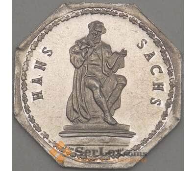 Германия Нюрнберг 20 пфеннигов 1921 Proof HANS SACHS (j05.19) арт. 19959