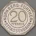 Германия Нюрнберг 20 пфеннигов 1921 Proof HANS SACHS (j05.19) арт. 19959