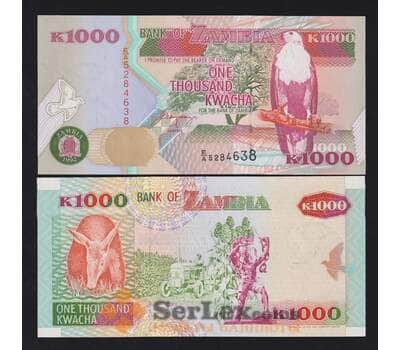 Банкнота Замбия 1000 Квача 1992 Р40 UNC  арт. 39483