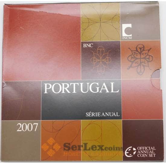 Португалия Официальный набор Евро 1 цент - 2 евро 2007 (8 шт) BU арт. 28529