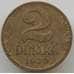 Монета Югославия 2 динара 1938 КМ21 XF Малая корона арт. 14382